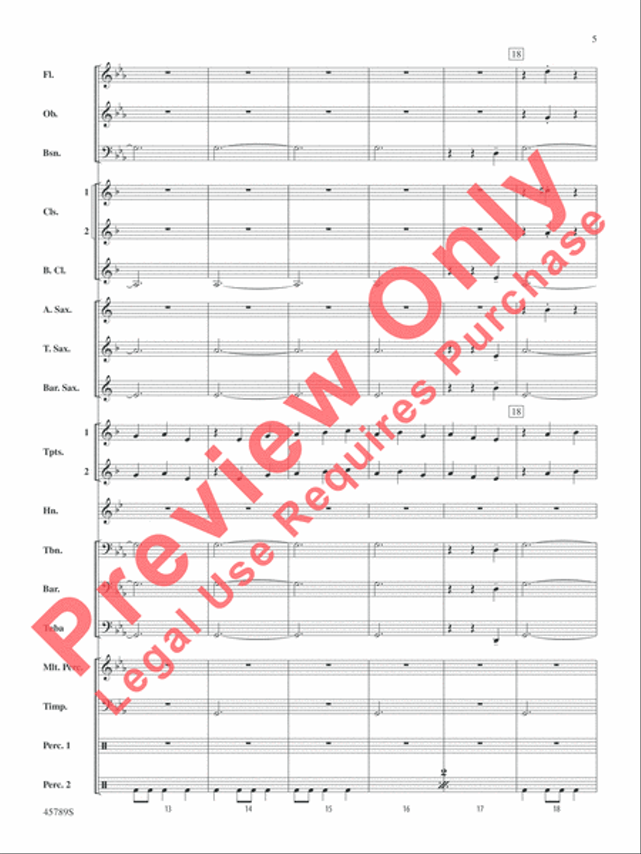 Images of Spain Concert Band scores gallery preview page 5