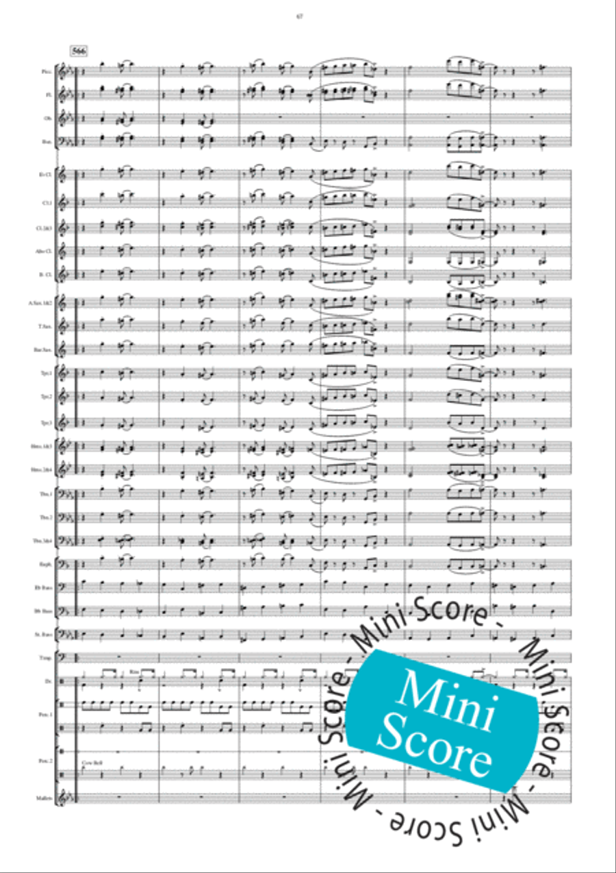 Car Concert Band scores gallery preview page 71