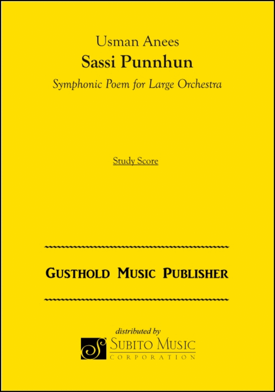 Sassi Punnhun Sassi Punnhun Full Orchestra scores gallery preview page 1