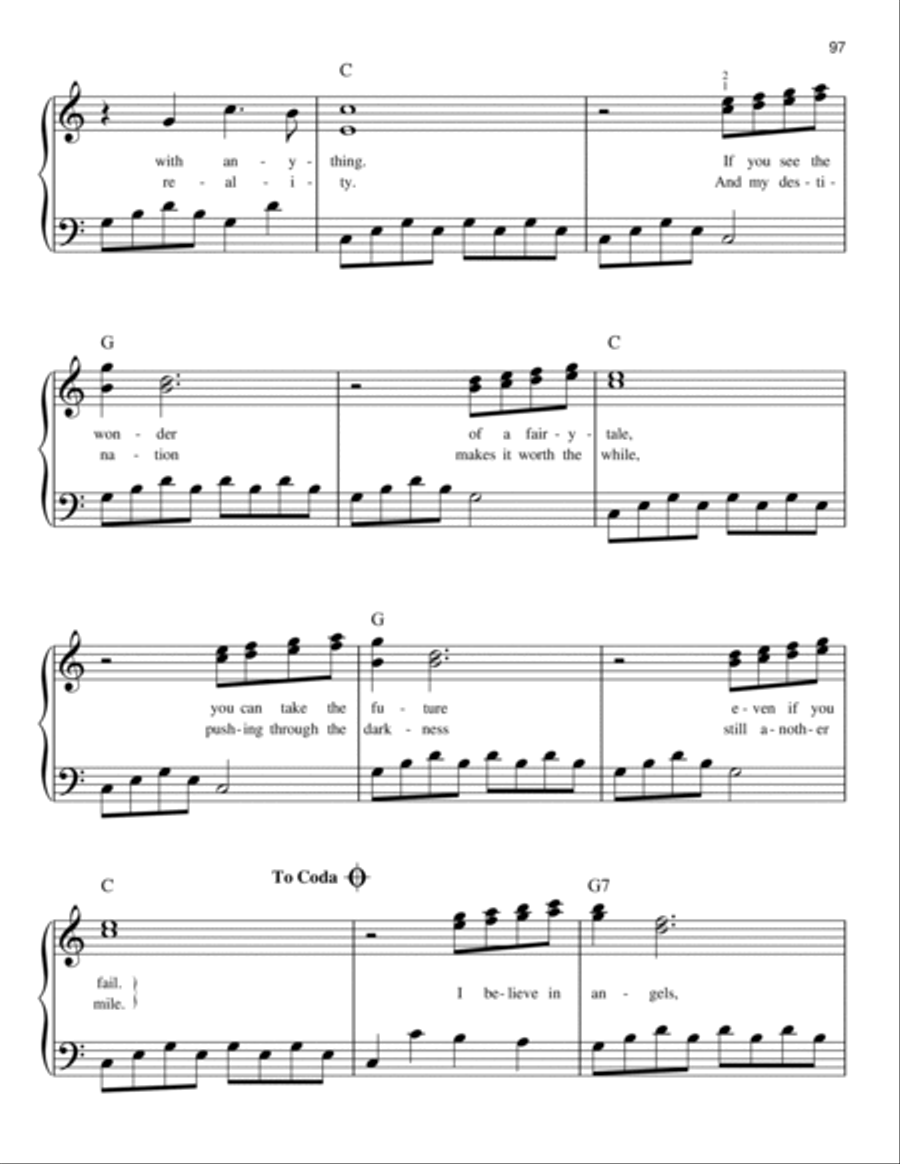 I Have A Dream I Have A Dream Easy Piano scores gallery preview page 2