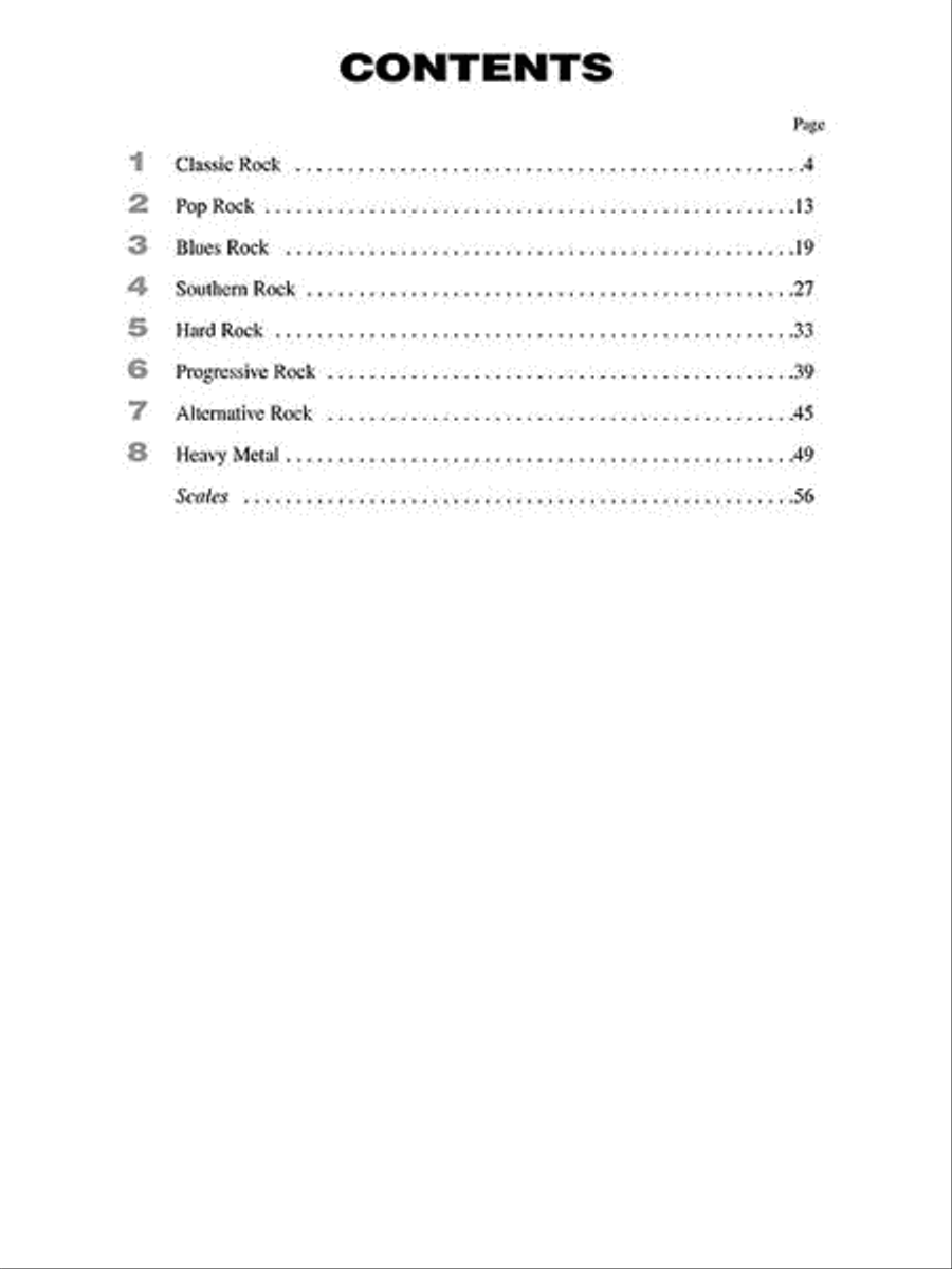 Rock Keyboard – The Complete Guide with Online Audio! Electronic Keyboard scores gallery preview page 3