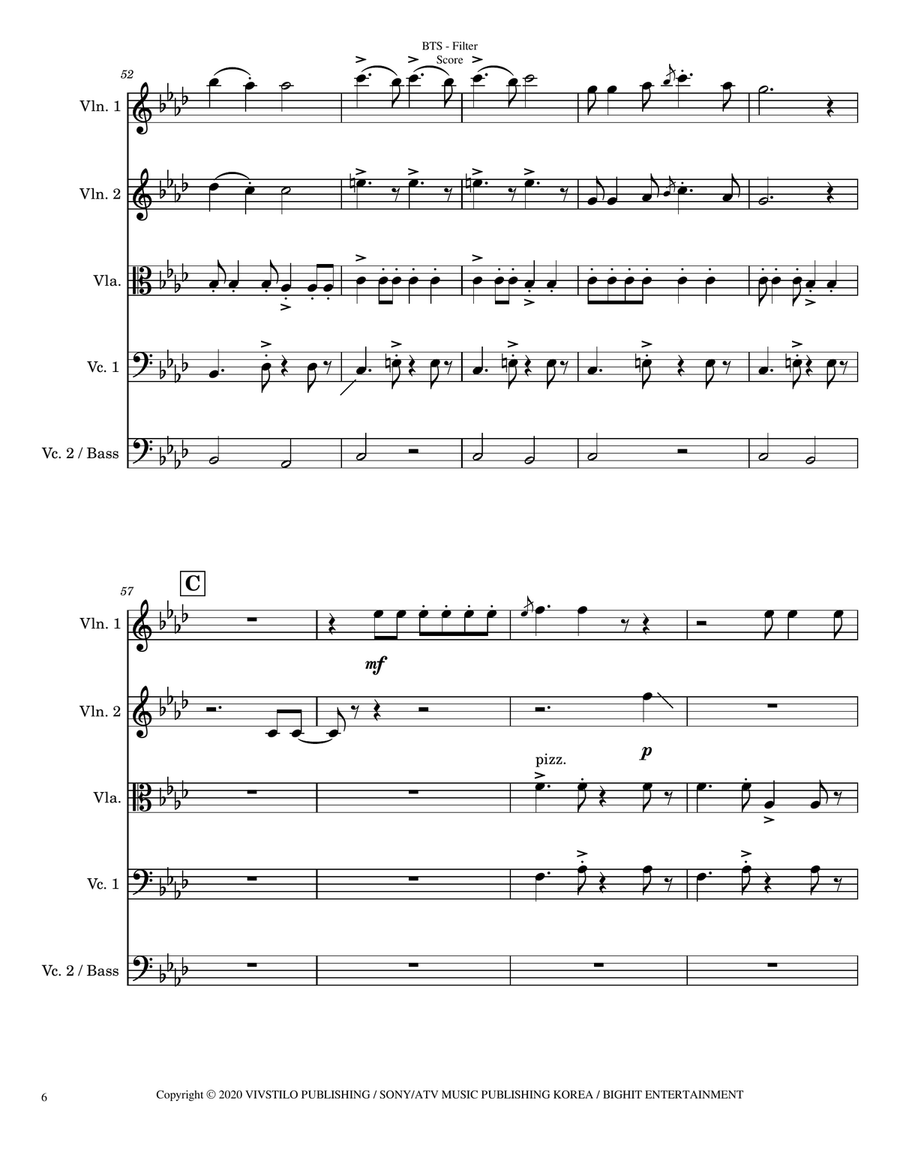 Filter String Quintet scores gallery preview page 6