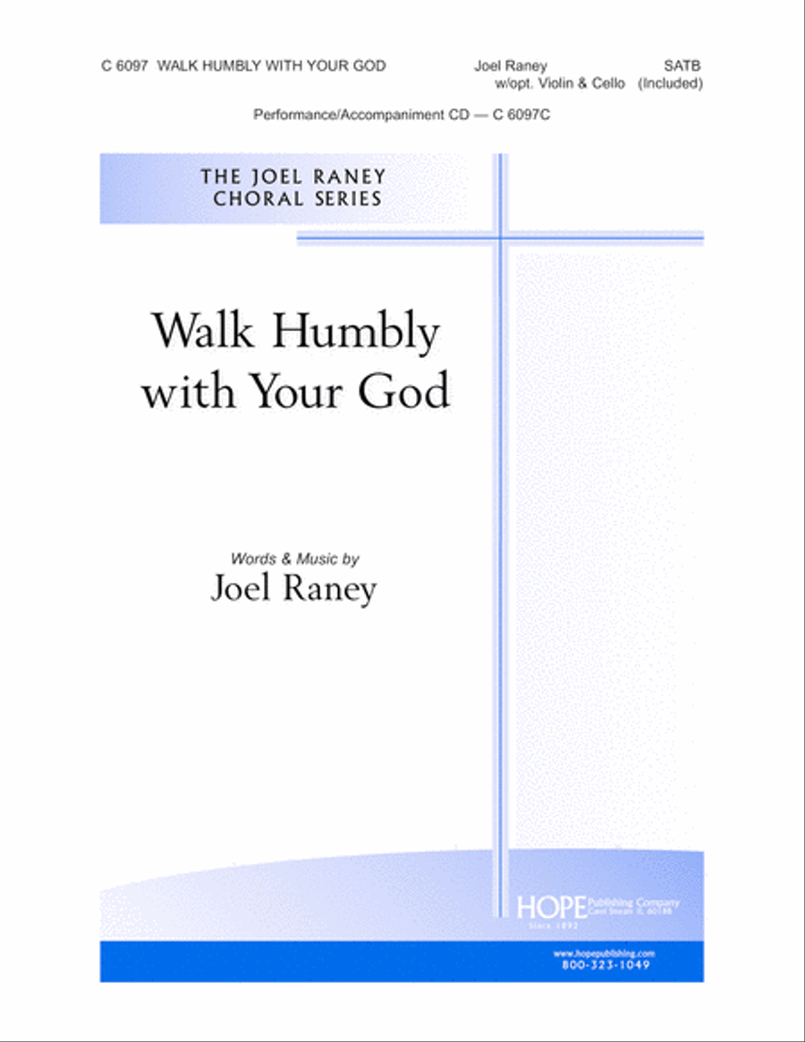 Walk Humbly with Your God 4-Part scores gallery preview page 1