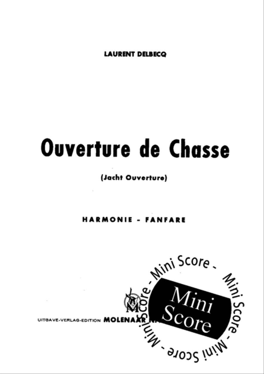 Ouverture de Chasse Concert Band scores gallery preview page 4