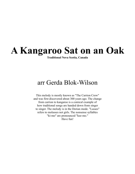 A Kangaroo Sat on an Oak image number null
