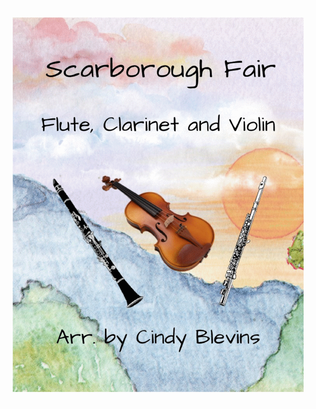 Book cover for Scarborough Fair, for Flute, Clarinet and Violin