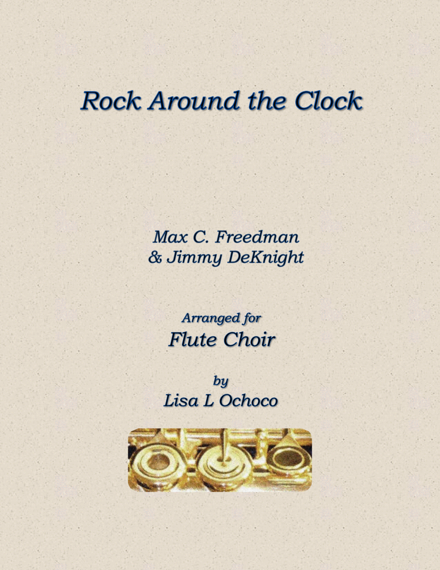 Rock Around The Clock Flute Choir scores gallery preview page 1