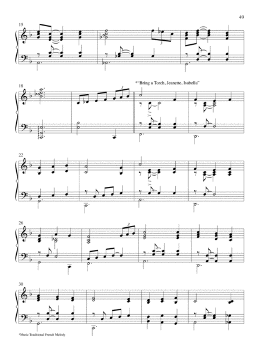 Now Proclaim Messiah's Birth Piano Solo scores gallery preview page 22