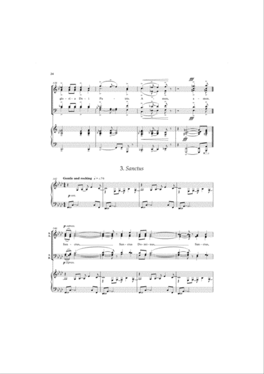 A Little Jazz Mass SSA scores gallery preview page 8