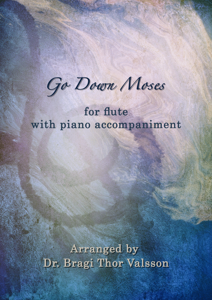 Go Down Moses - flute with piano accompaniment image number null