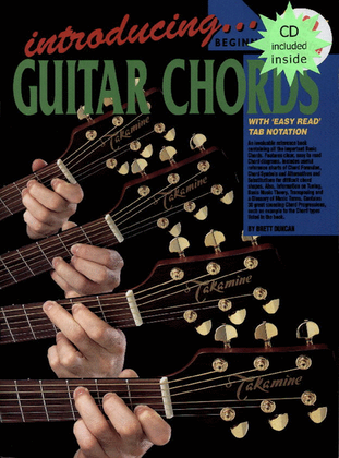 Book cover for Progressive Introducing Guitar Chords (Book/CD)