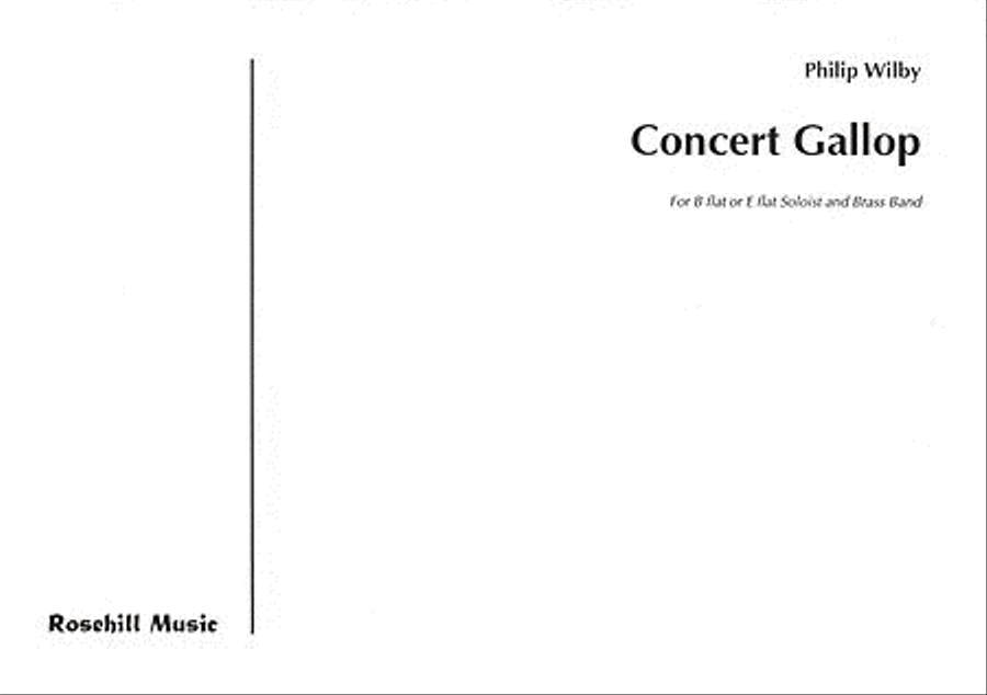 Concert Gallop Brass Band scores gallery preview page 1