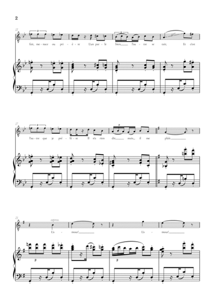 Bizet • Habanera from Carmen in G minor [Gm] | tenor sheet music with piano accompaniment image number null