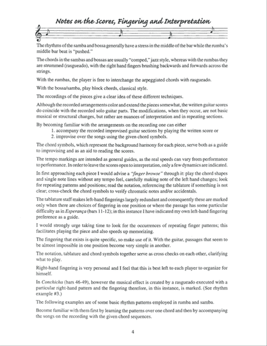 Latin American Jazz for Fingerstyle Guitar Acoustic Guitar scores gallery preview page 5