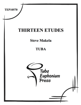 Book cover for Thirteen Etudes