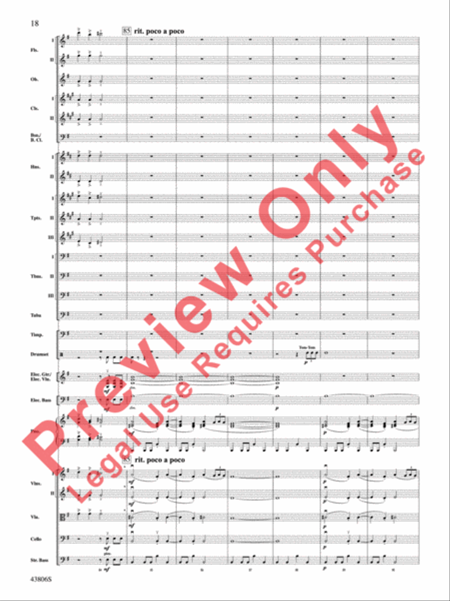 A Mad Russian's Christmas Full Orchestra scores gallery preview page 19