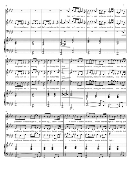 Believe (Made for More) / SATB