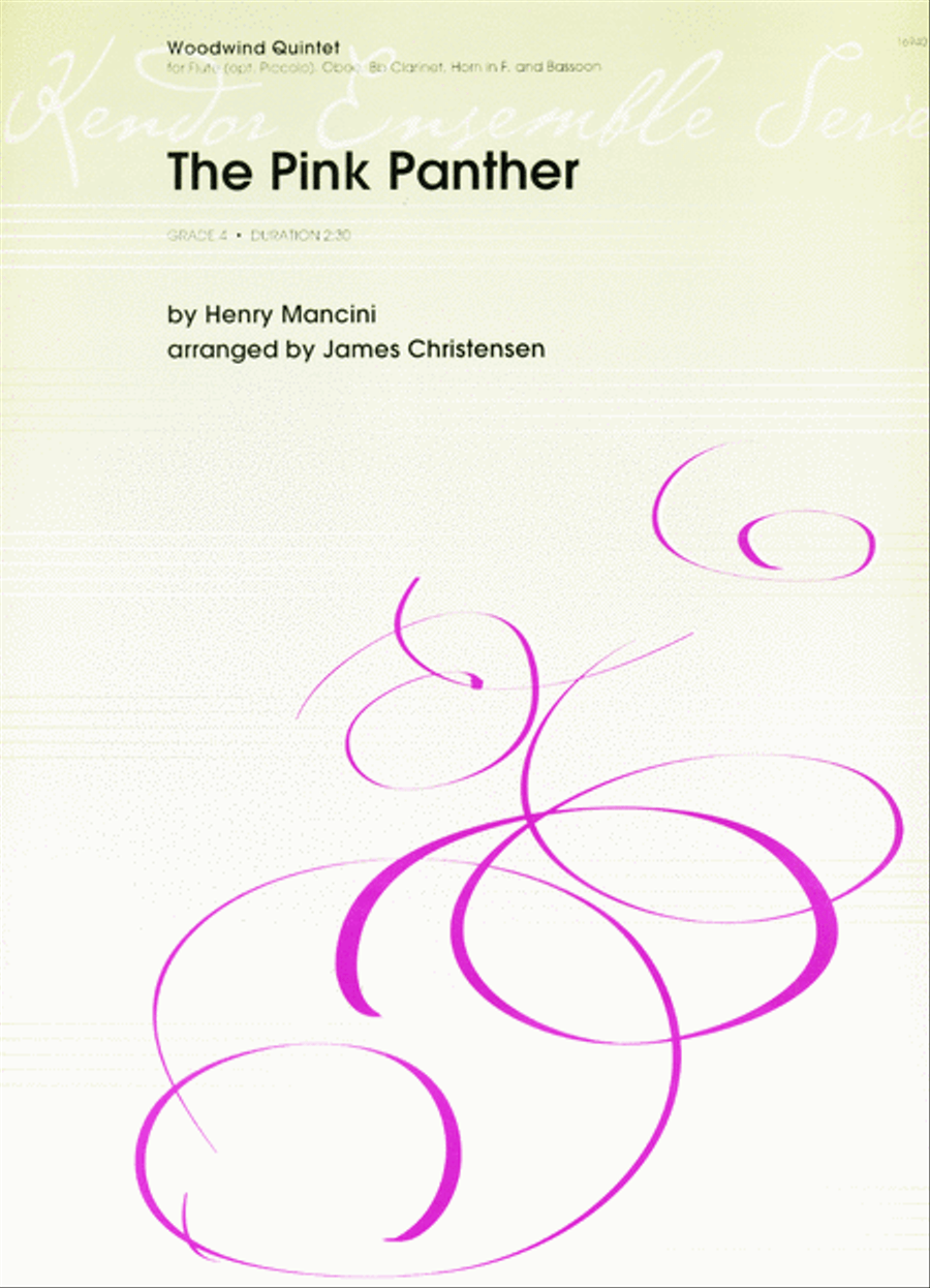 The Pink Panther Woodwind Quintet scores gallery preview page 1