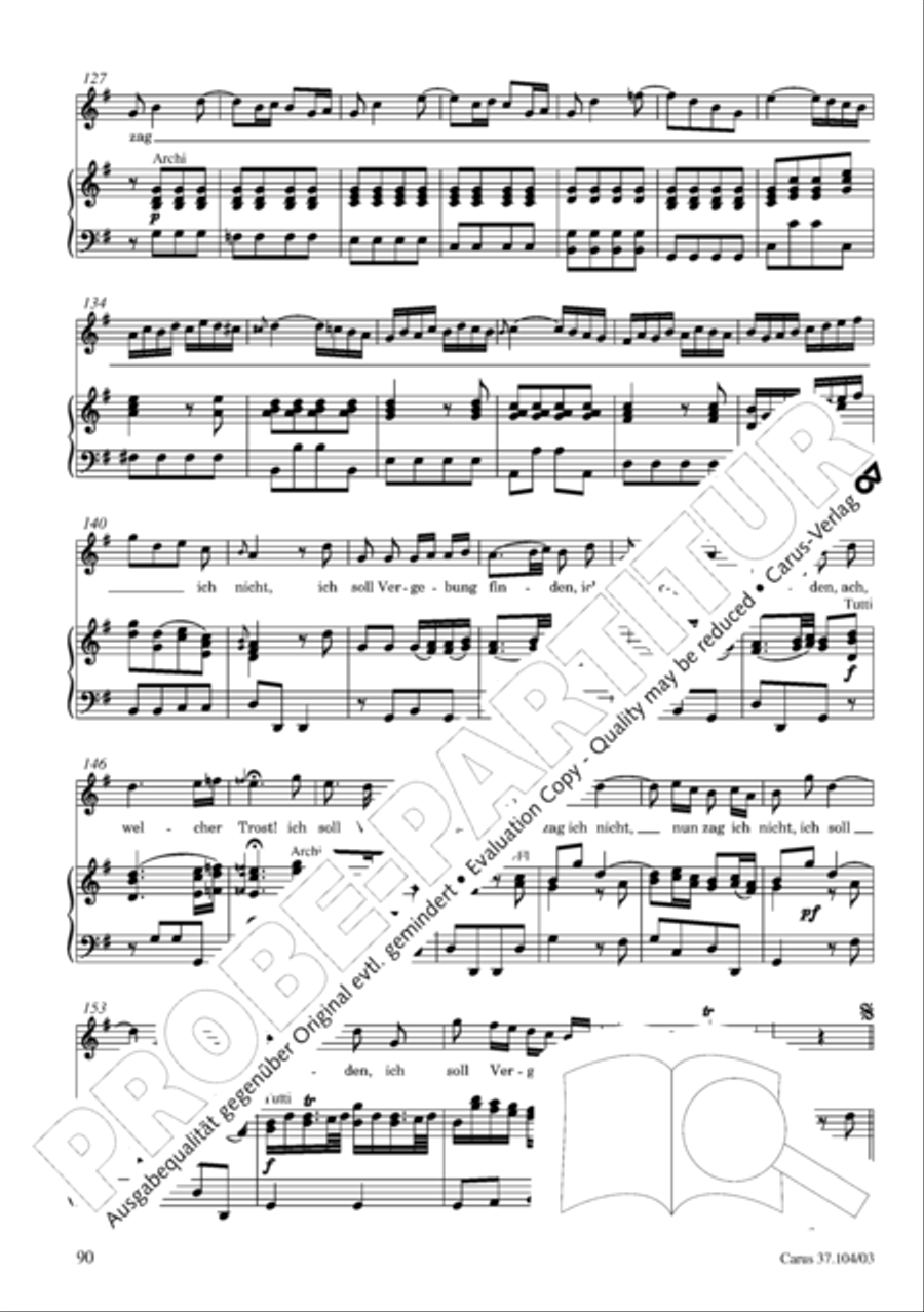 Ein Lammlein geht und tragt die Schuld 4-Part scores gallery preview page 91