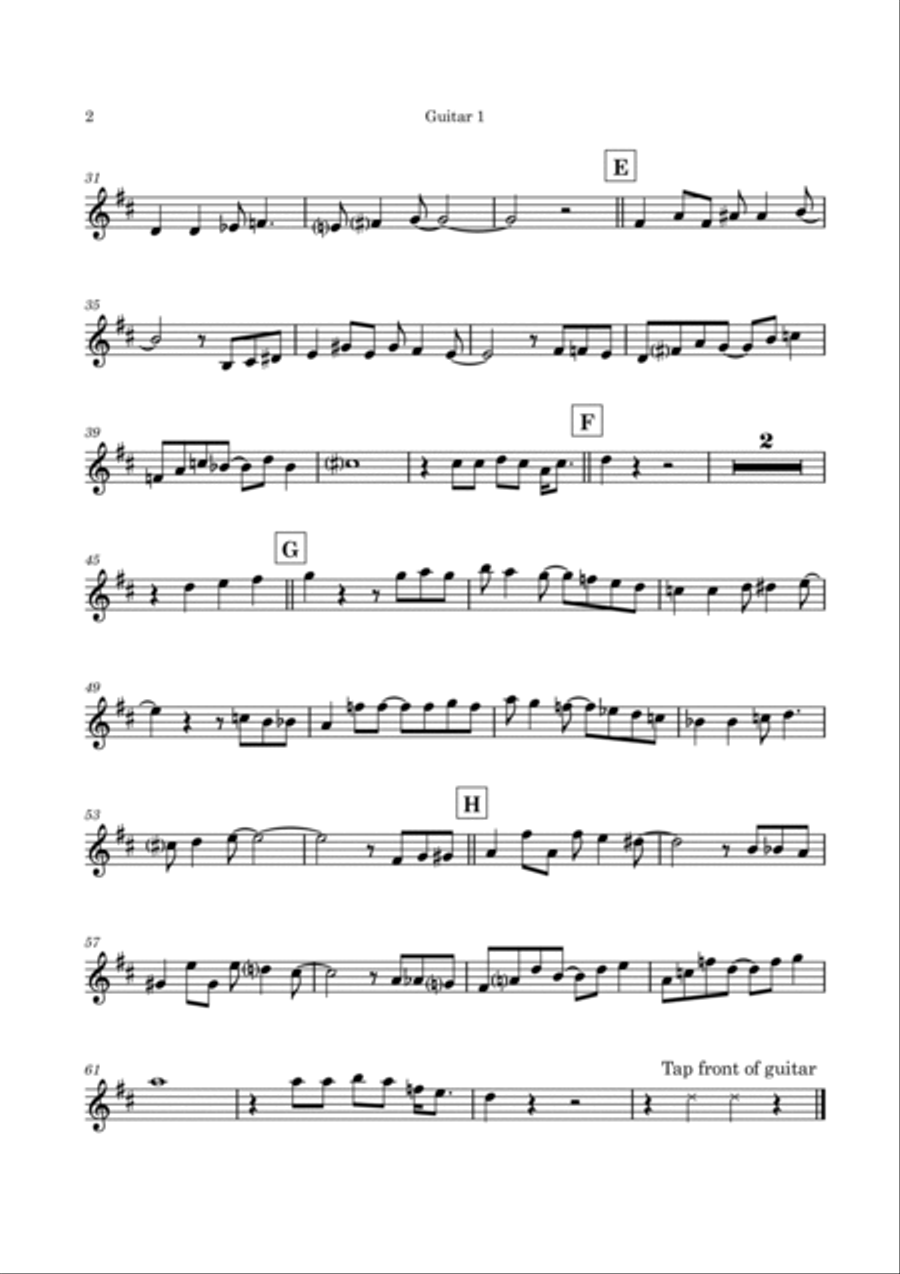 Spanish Flea Guitar Ensemble scores gallery preview page 5