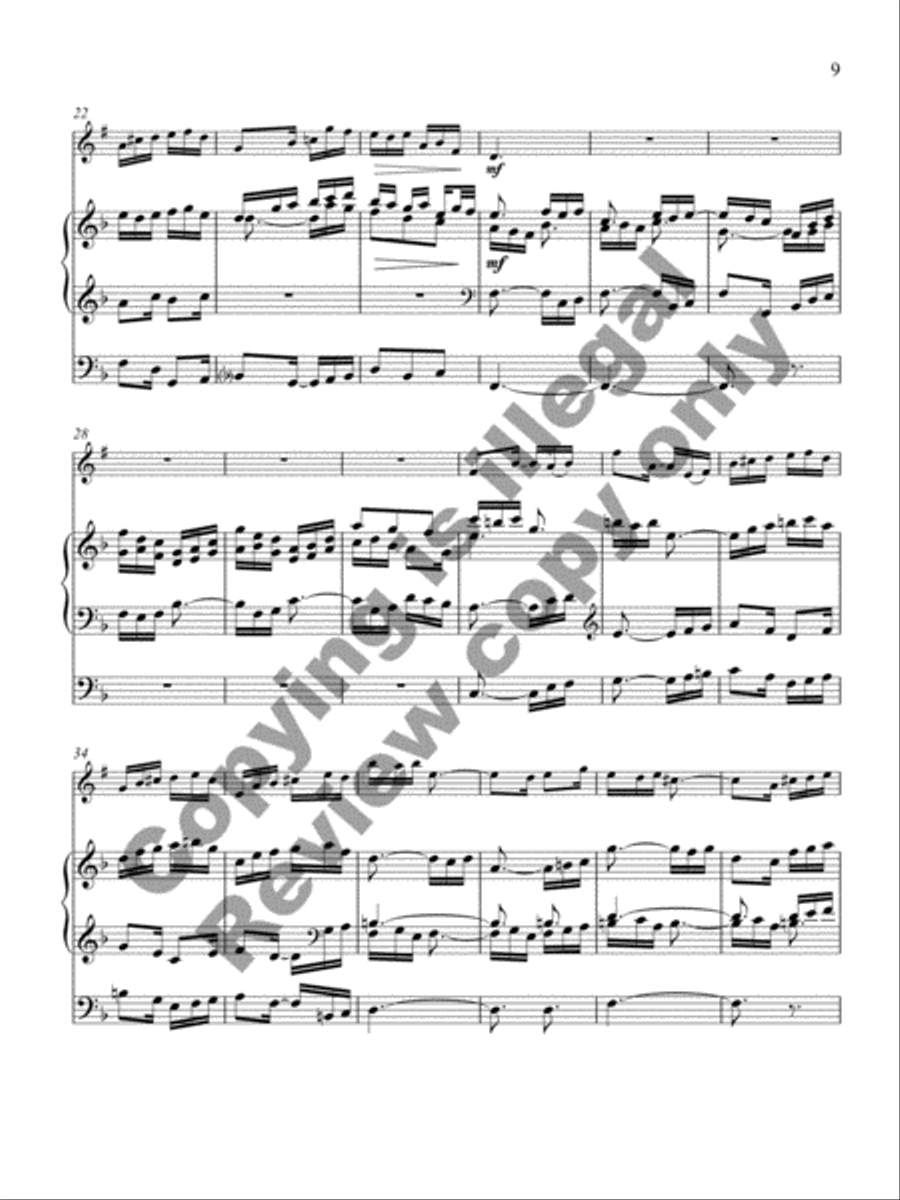 Aria and Fugue Soprano Saxophone scores gallery preview page 6