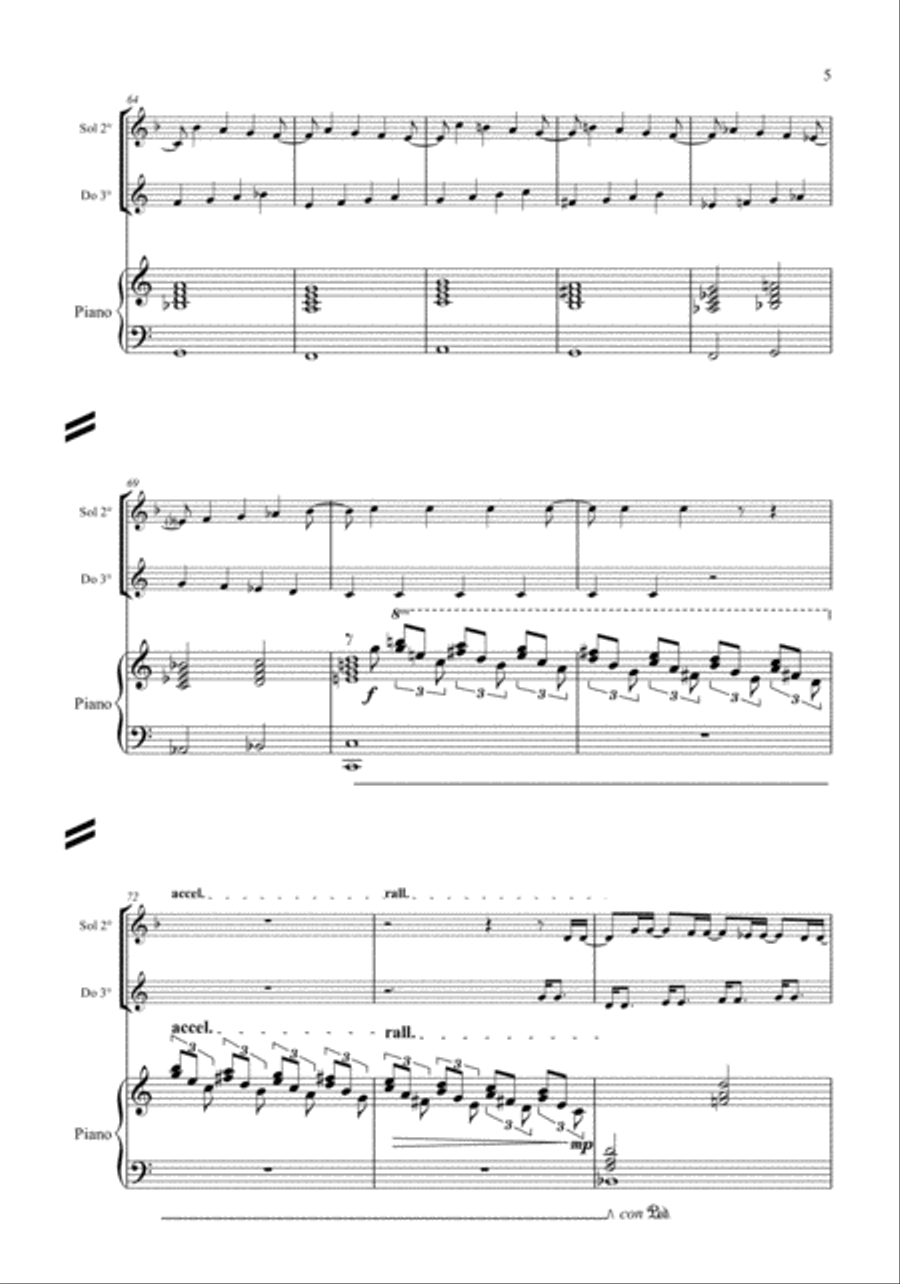 FLUSSO: Two ocarinas and piano