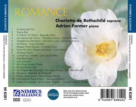 Charlotte de Rothschild & Adrian Farmer: Romance - Popular Tunes & Encores