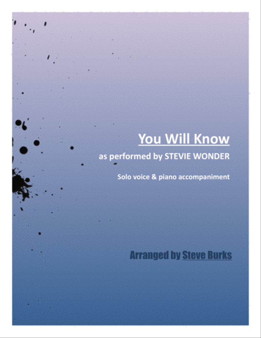 You Will Know Voice scores gallery preview page 1