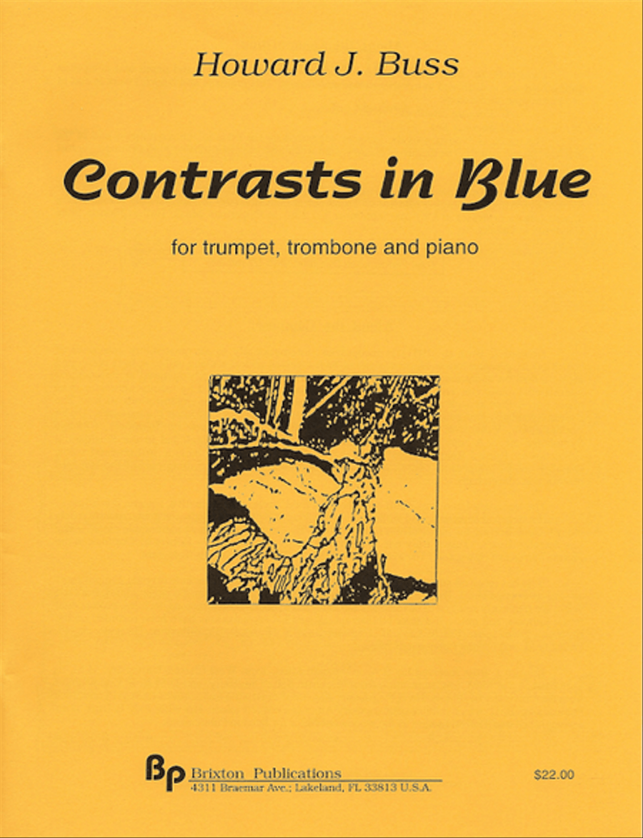 Contrasts in Blue Trombone scores gallery preview page 1