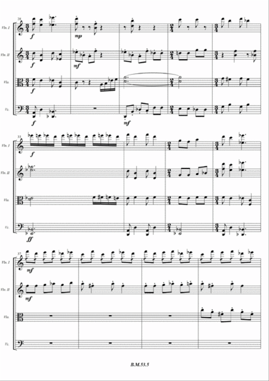 STRING QUARTET String Quartet scores gallery preview page 6