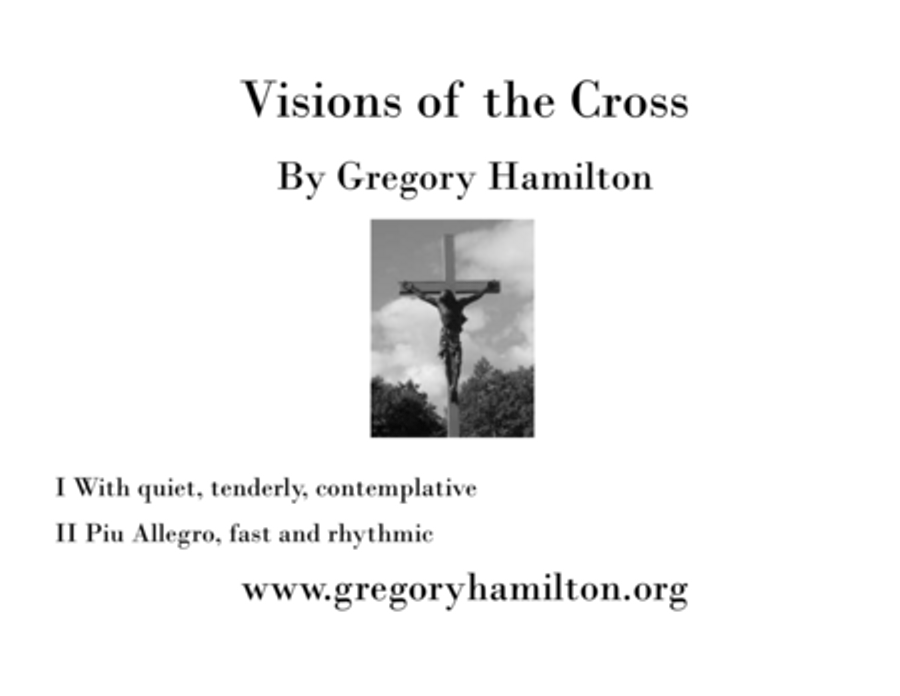 Visions of the Cross for Violin and Piano Violin Solo scores gallery preview page 1