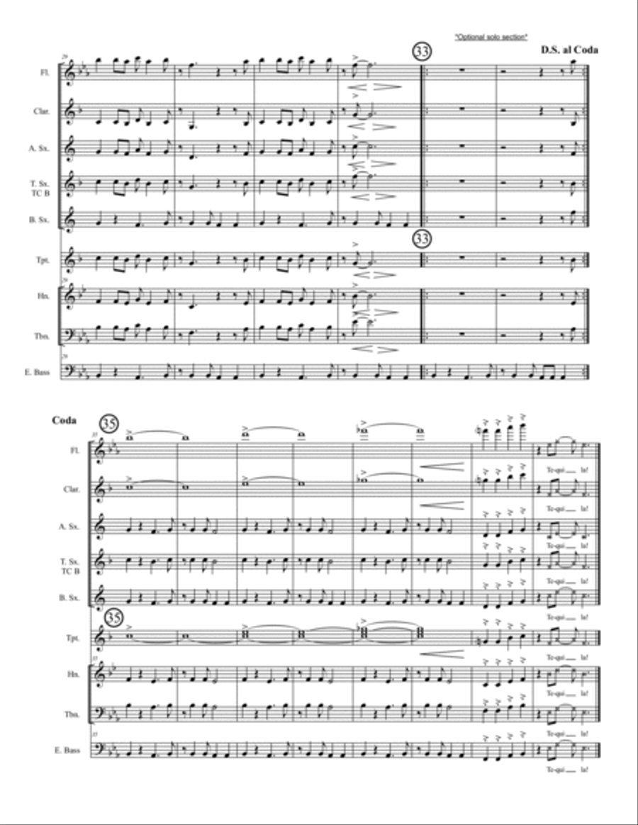 Tequila Jazz Ensemble scores gallery preview page 5