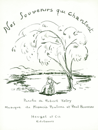 Book cover for Poulenc Francis Nos Souvenirs Qui Chantent Medium Voice & Piano Book