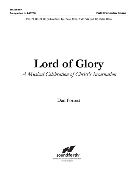 Lord of Glory - Full Score