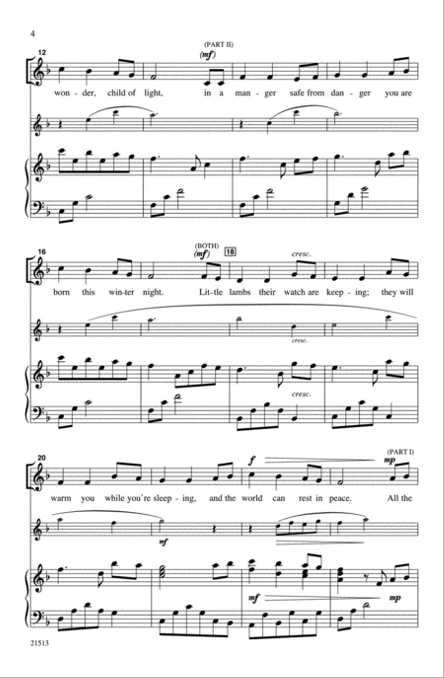 Child of Peace Child of Peace Unison Choir scores gallery preview page 3