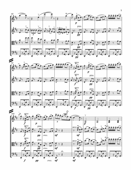 "Habanera" from Bizet's Carmen - for String Quartet - Score & Parts image number null