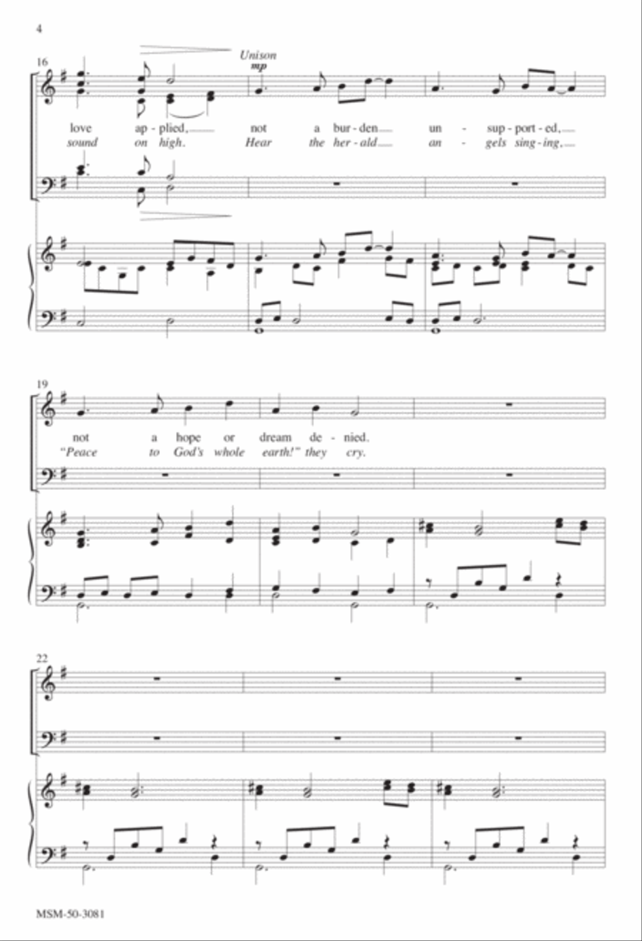 The Gift of Angels 4-Part scores gallery preview page 4