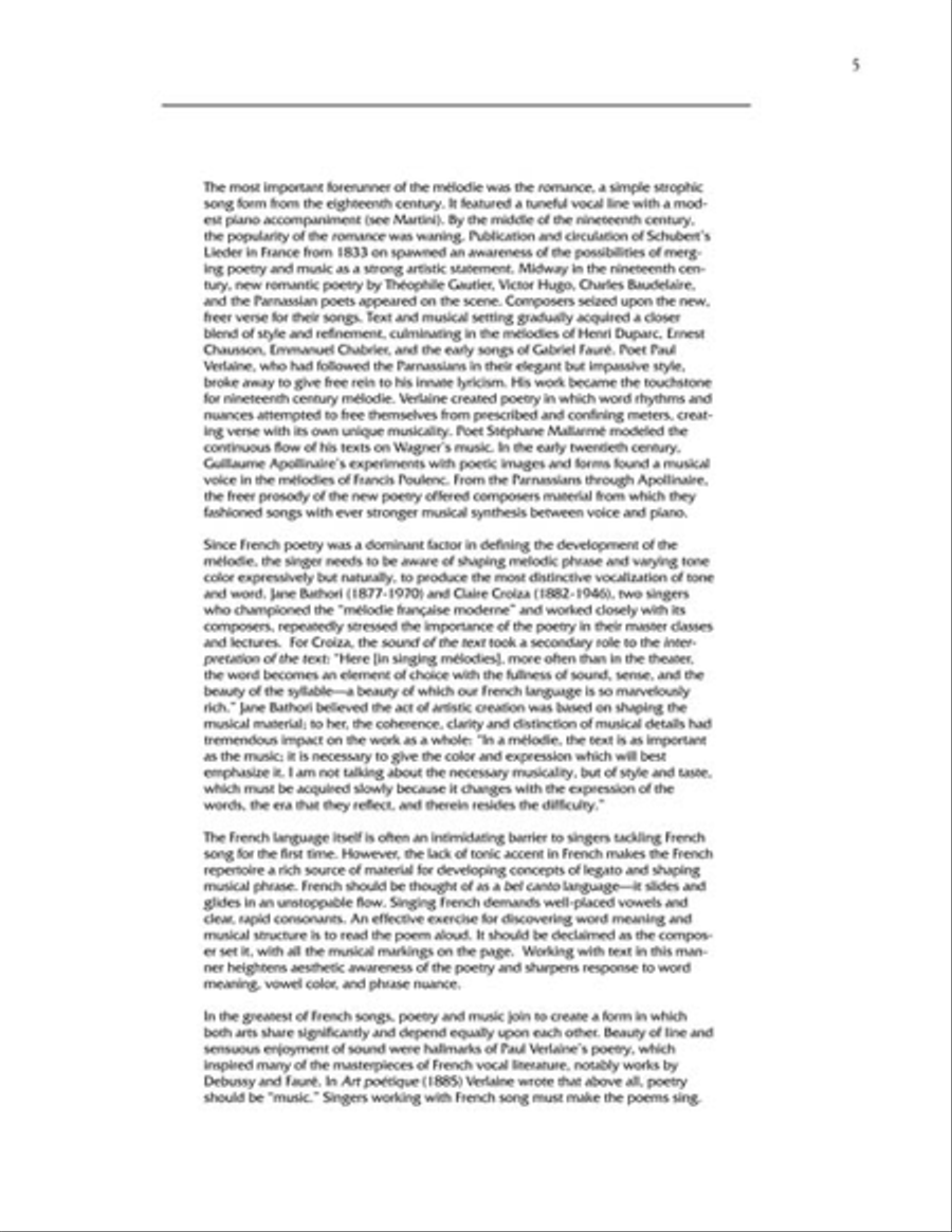 The French Song Anthology Complete Package – Low Voice Low Voice scores gallery preview page 6