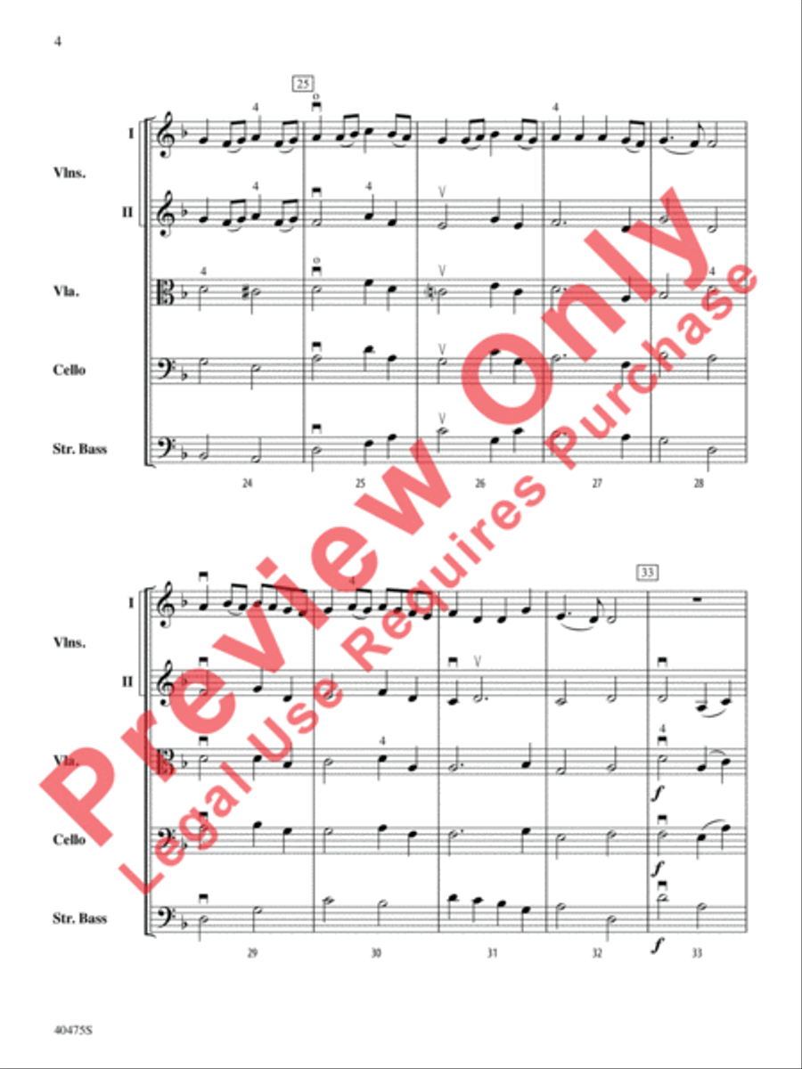 Dove's Vagary String Orchestra scores gallery preview page 5