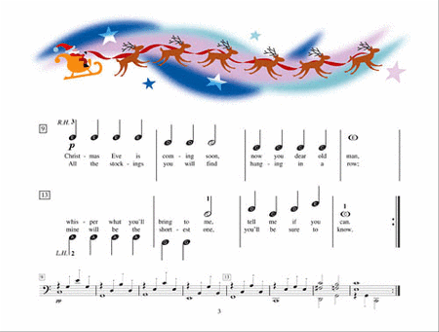 More Christmas Piano Solos – Prestaff Level Piano Method scores gallery preview page 3