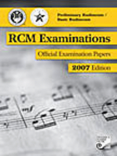 Official Examination Papers: Preliminary Rudiments / Basic Rudiments