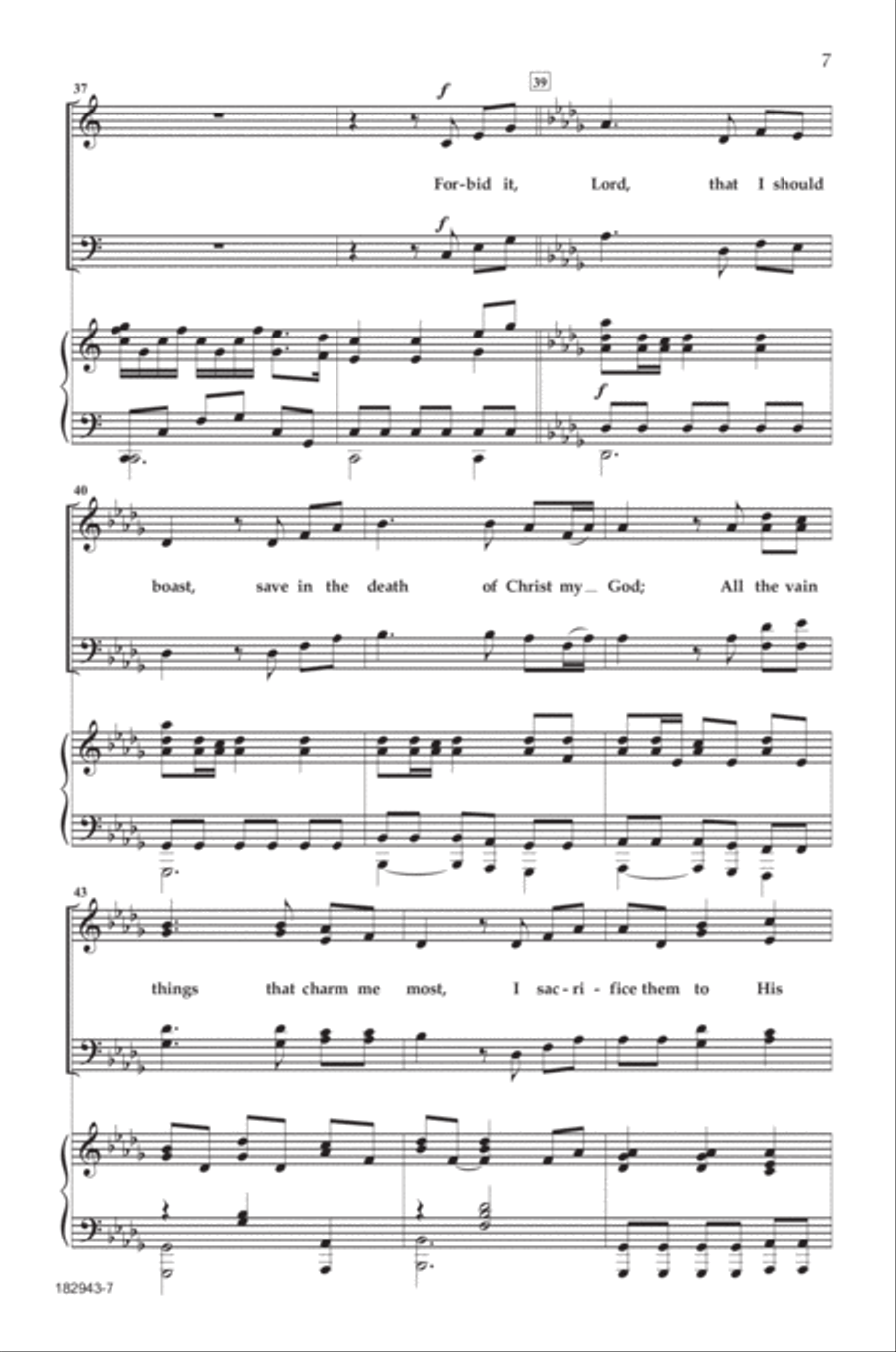 My Life, My All 4-Part scores gallery preview page 6