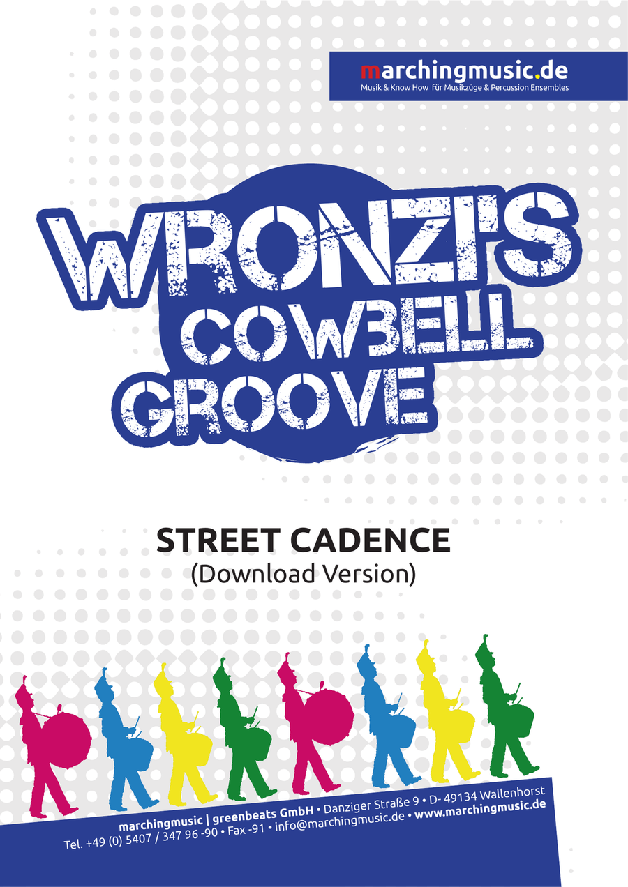 Book cover for WRONZIS COWBELL GROOVE Street Cadence