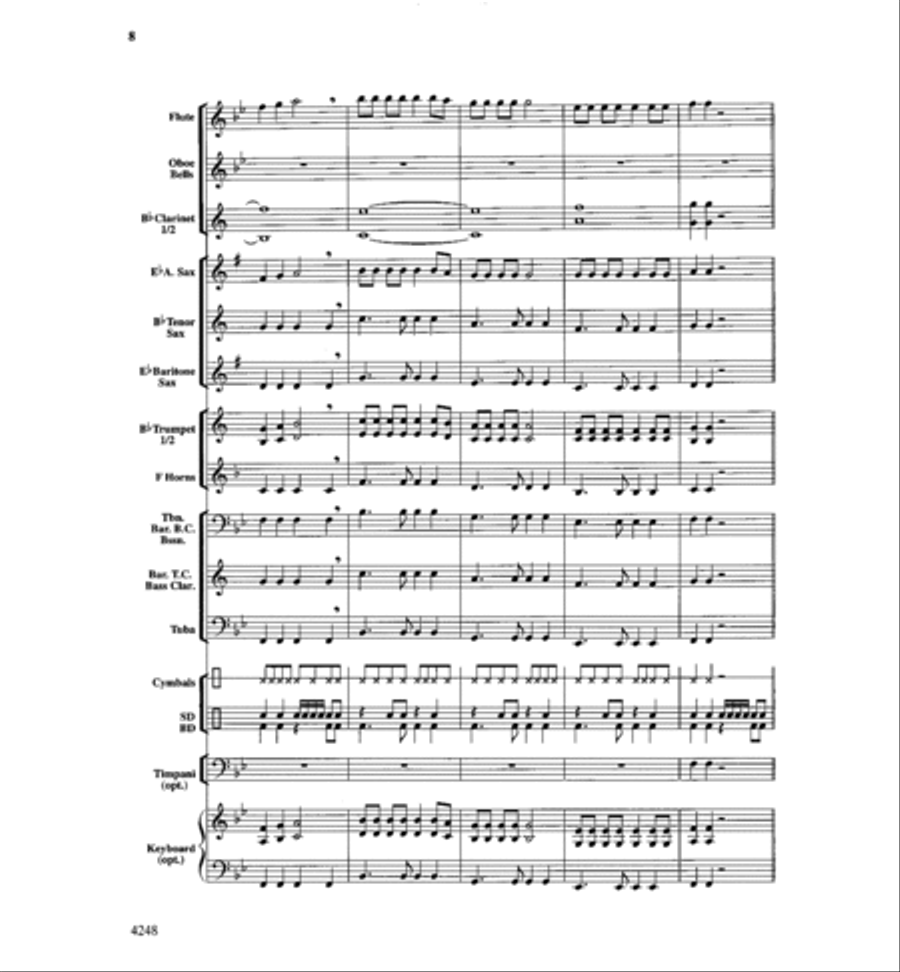 Hot Fudge Sundae Hot Fudge Sundae Concert Band scores gallery preview page 8