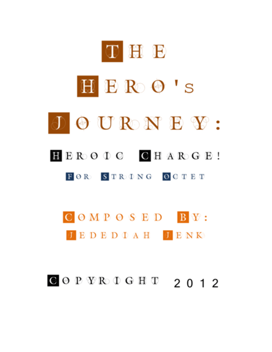 Hero's Journey: Heroic Charge String Quartet scores gallery preview page 1