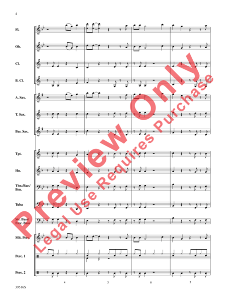 Like Money Like Money Concert Band scores gallery preview page 5