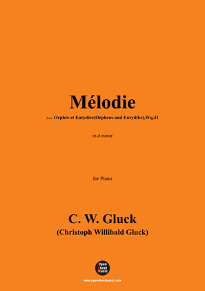 C. W. Gluck-Mélodie(Ballet II),for Piano