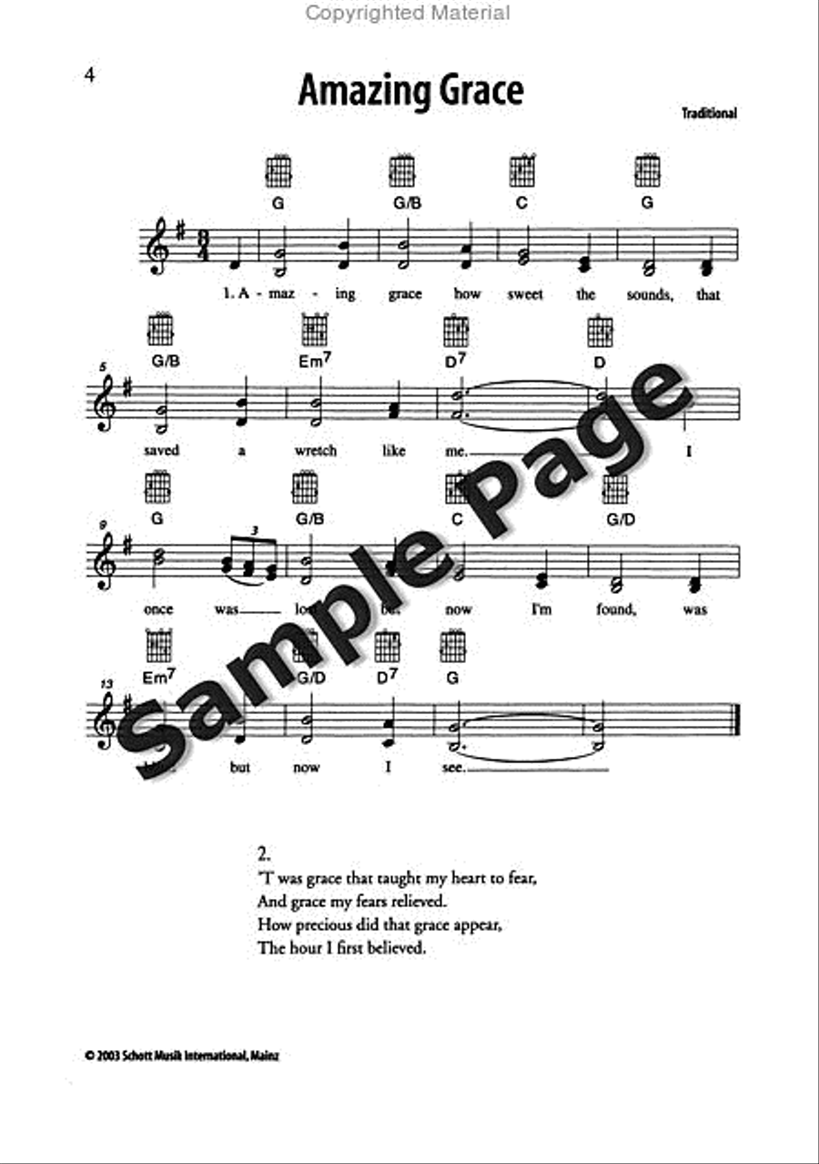 Best of Spirituals & Gospels Acoustic Guitar scores gallery preview page 5