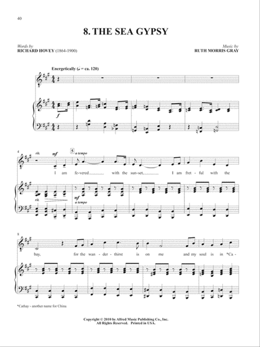 Songs of Love, Inspiration, and Travel Voice scores gallery preview page 4