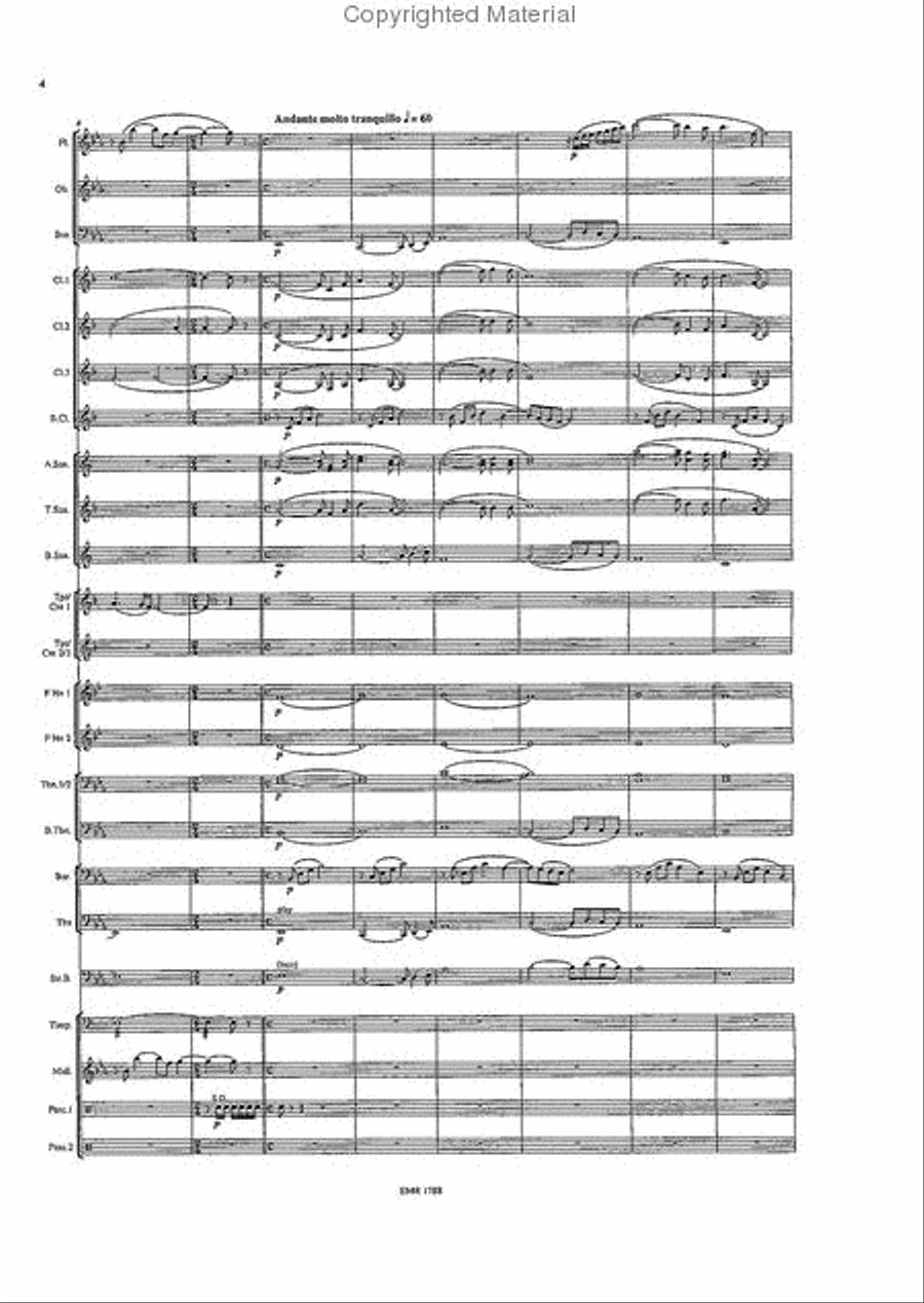 Dances With Wolves Concert Band scores gallery preview page 4